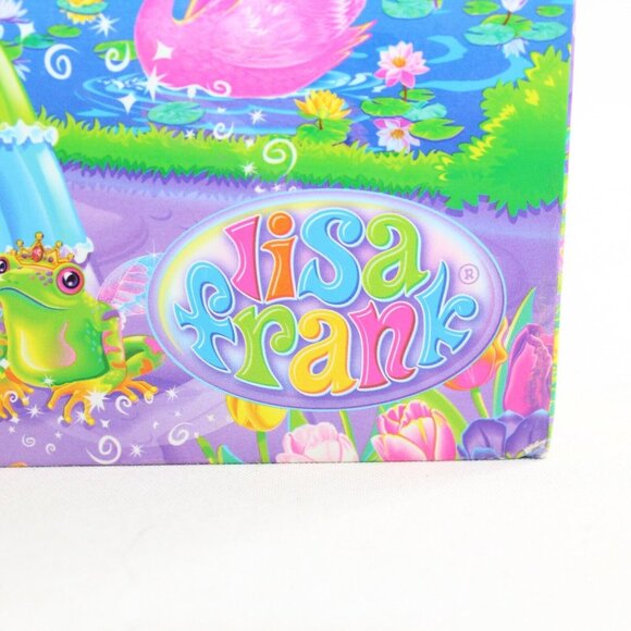 Vintage Lisa Frank Glittery Princess Cassara Mirrored Stationary Jewelry Box - Picture 12 of 12